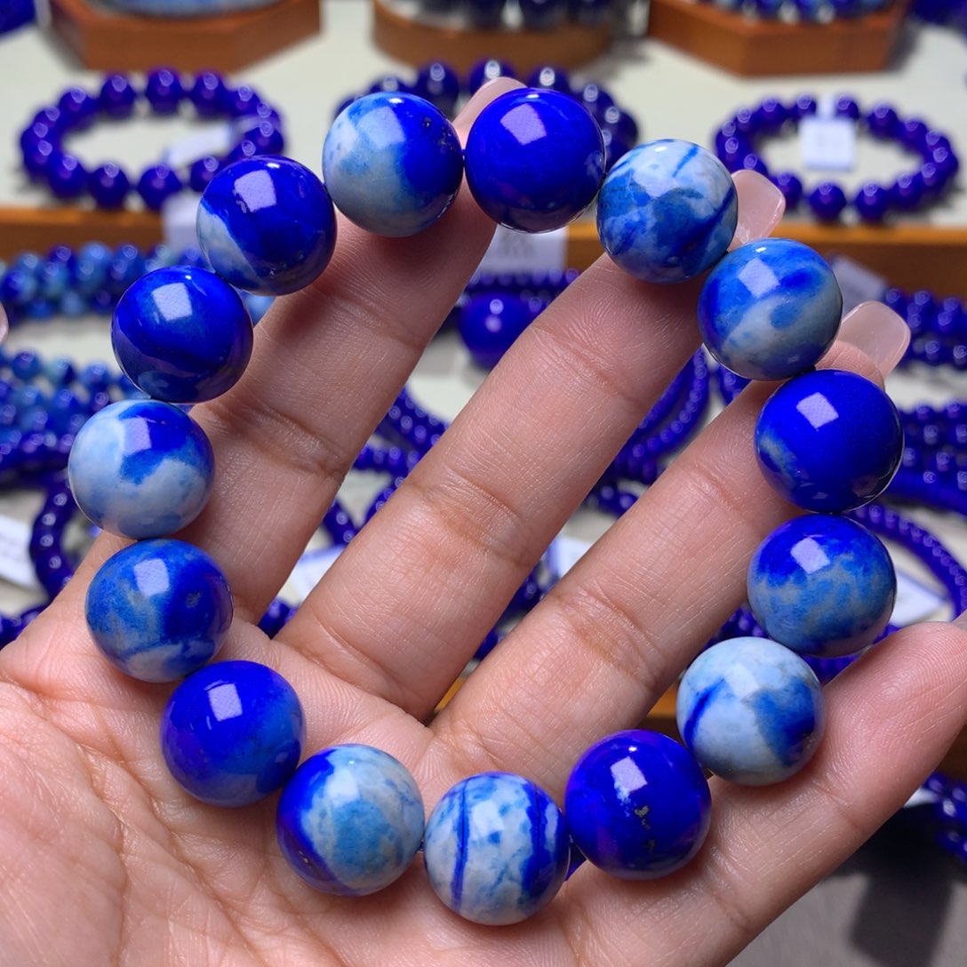 青金石手链未镶嵌14.7m