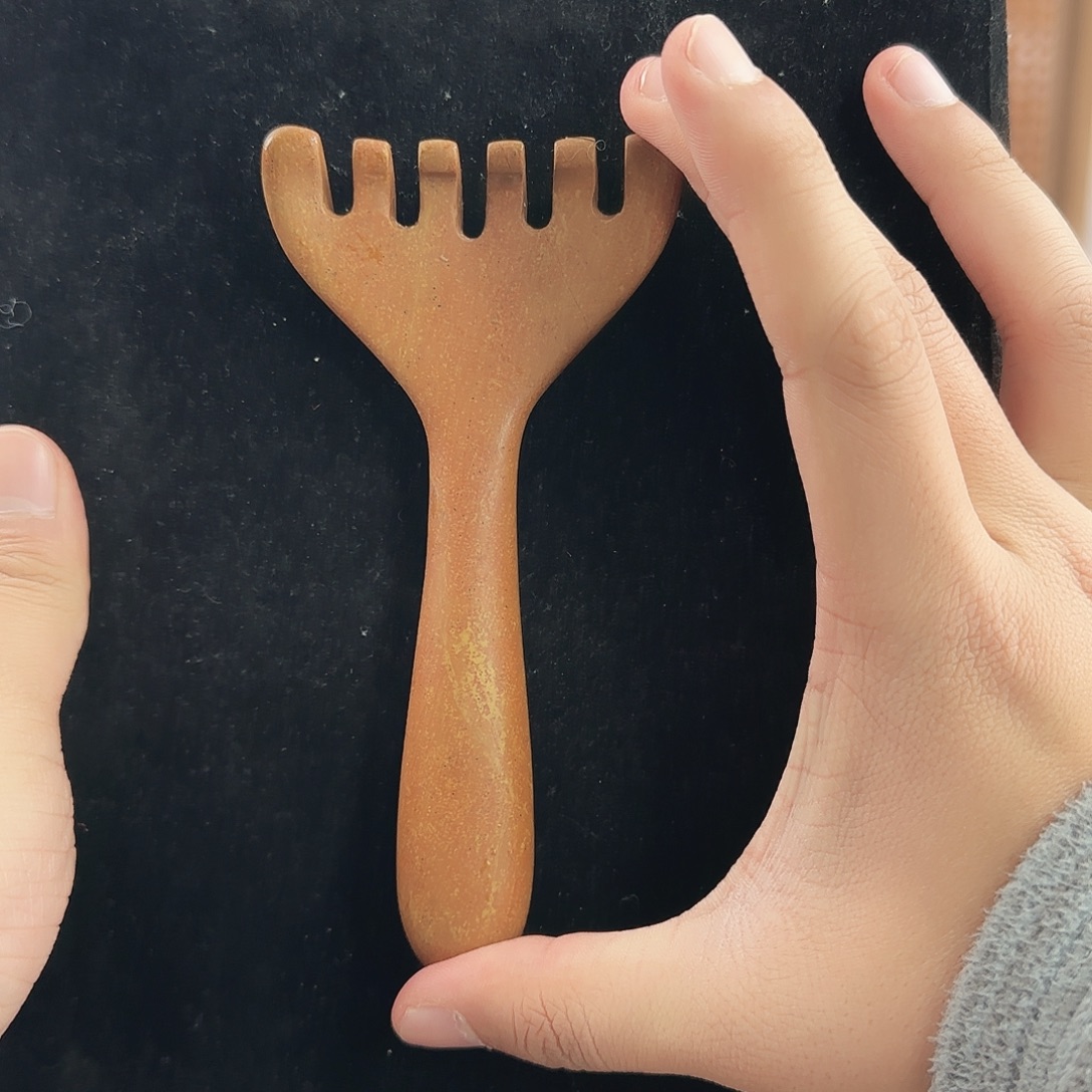 泗水砭石六齿耙子微瑕福利品（介意勿拍 不退不换