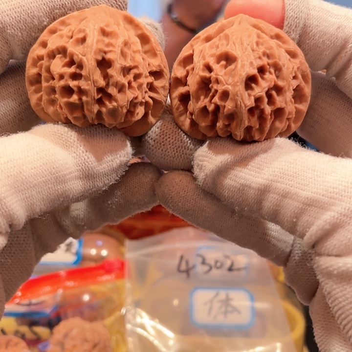 文玩核桃把件4302全品无修玉玺宫灯