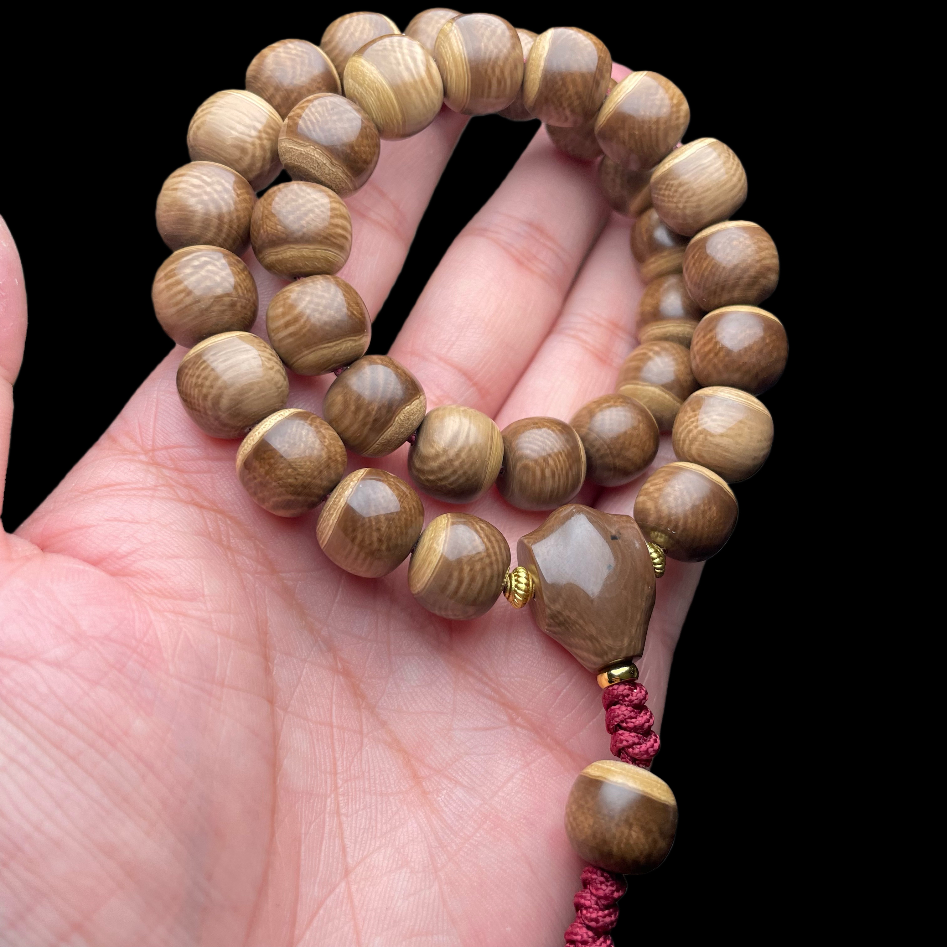 天然猛犸牙11*12极品汉堡手持