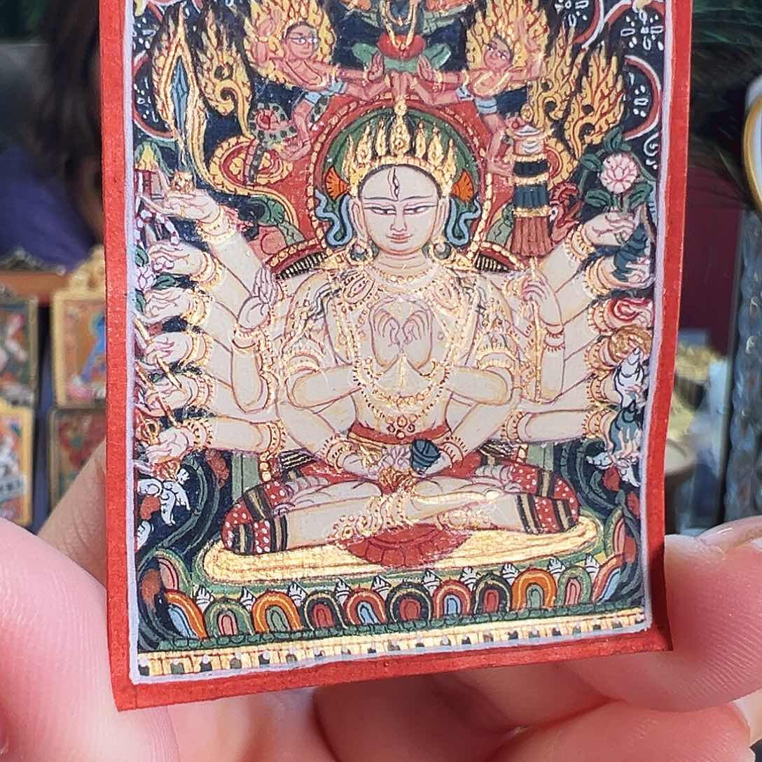 吊坠派****✨纯手绘唐卡准提