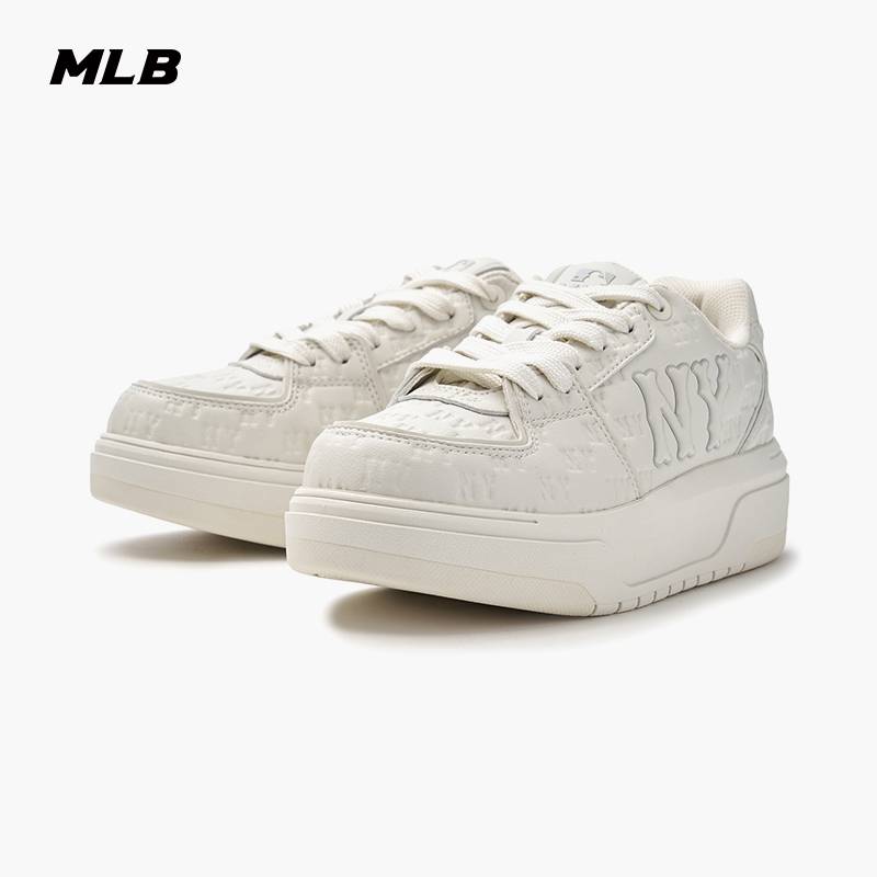 男女情侣印刻老花时尚学长鞋厚底增高板鞋25增高鞋3ASXE015N