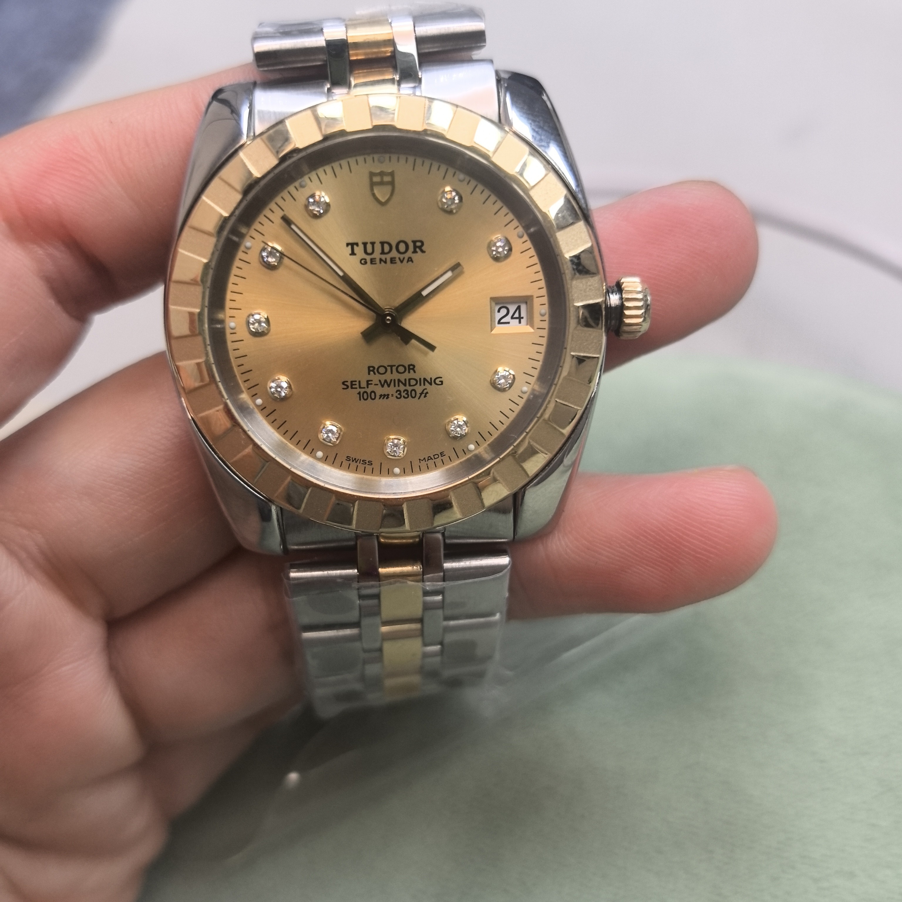 99新 TUDOR/帝舵 经典21013/38mm随玉而安拆单1