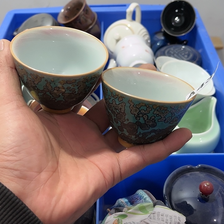 茶具默认微瑕瓷器、茶具、壶、摆件，介意勿拍 
