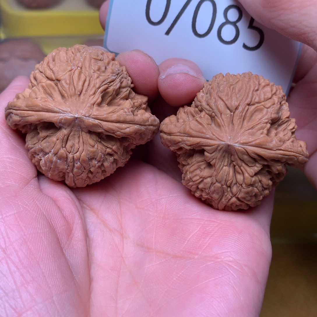 文玩核桃把件红皮球疆42