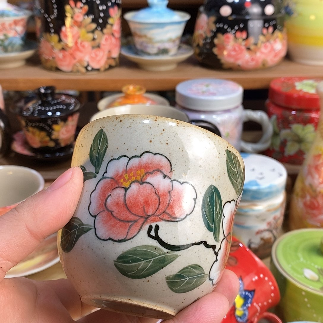 瓷片手绘陶瓷超赞的