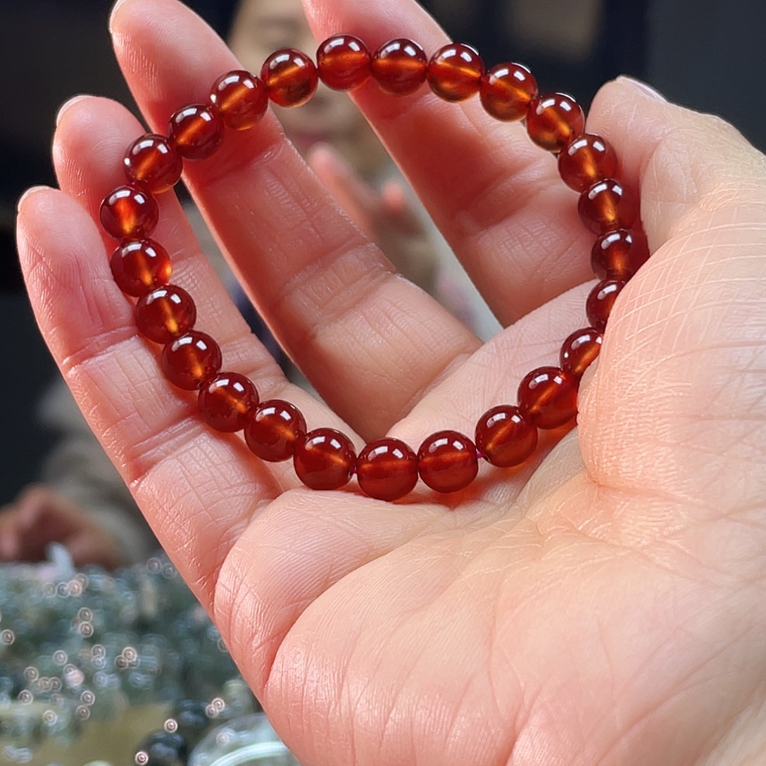 Z****未镶嵌手链石榴石石榴石