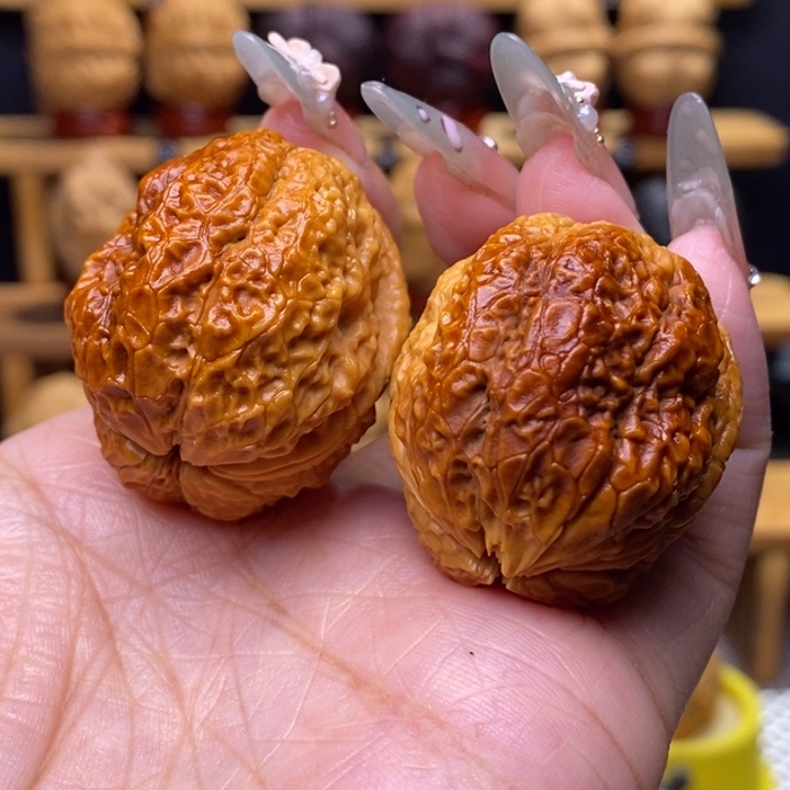 文玩核桃把件龙雀金蟾17号37➕尺