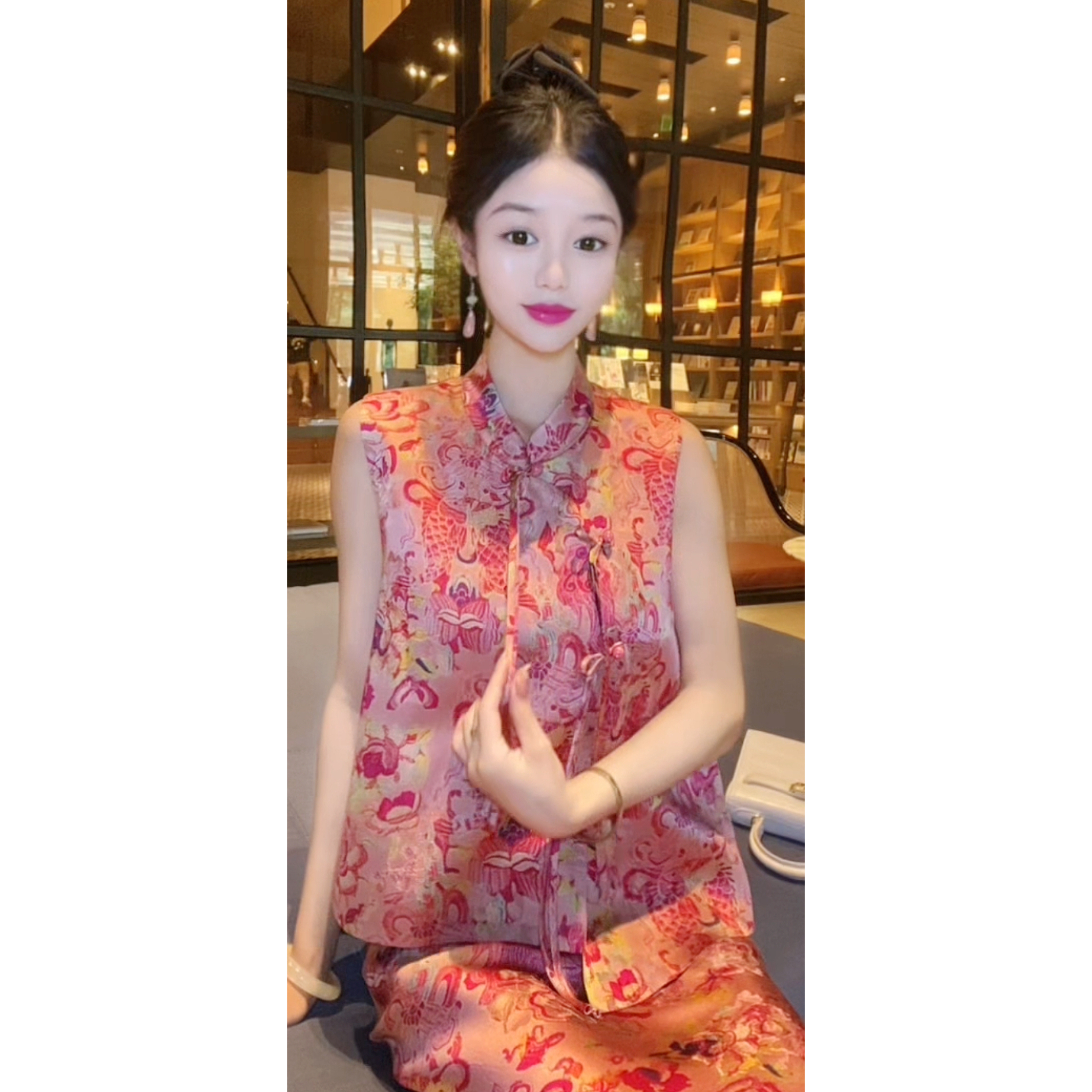 【水龙吟】新中式提花流苏马甲国风上衣马夹