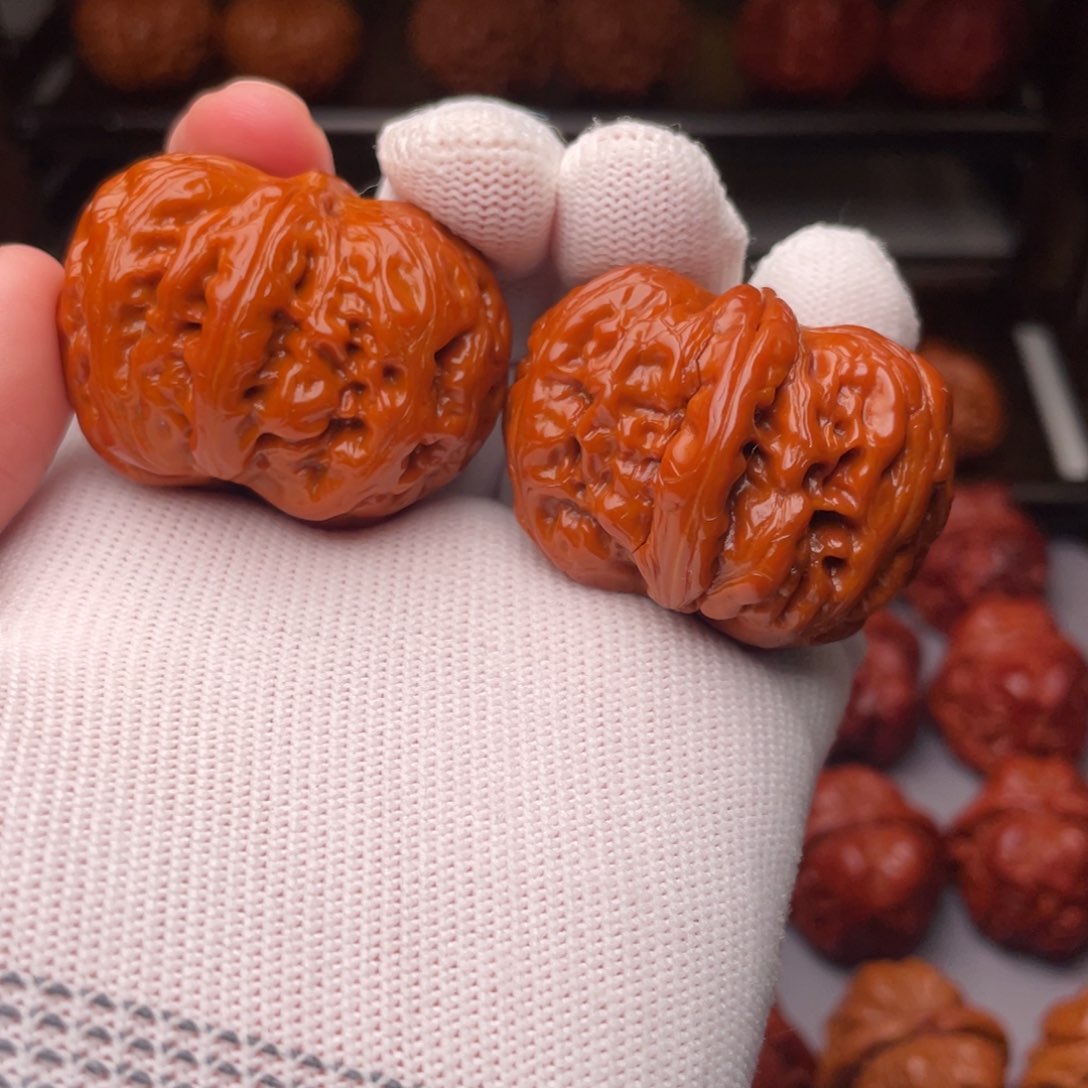 文玩核桃把件元宝43