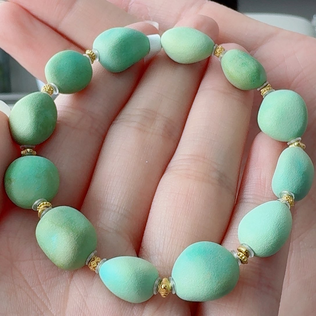 未镶嵌绿松石珠宝奇石