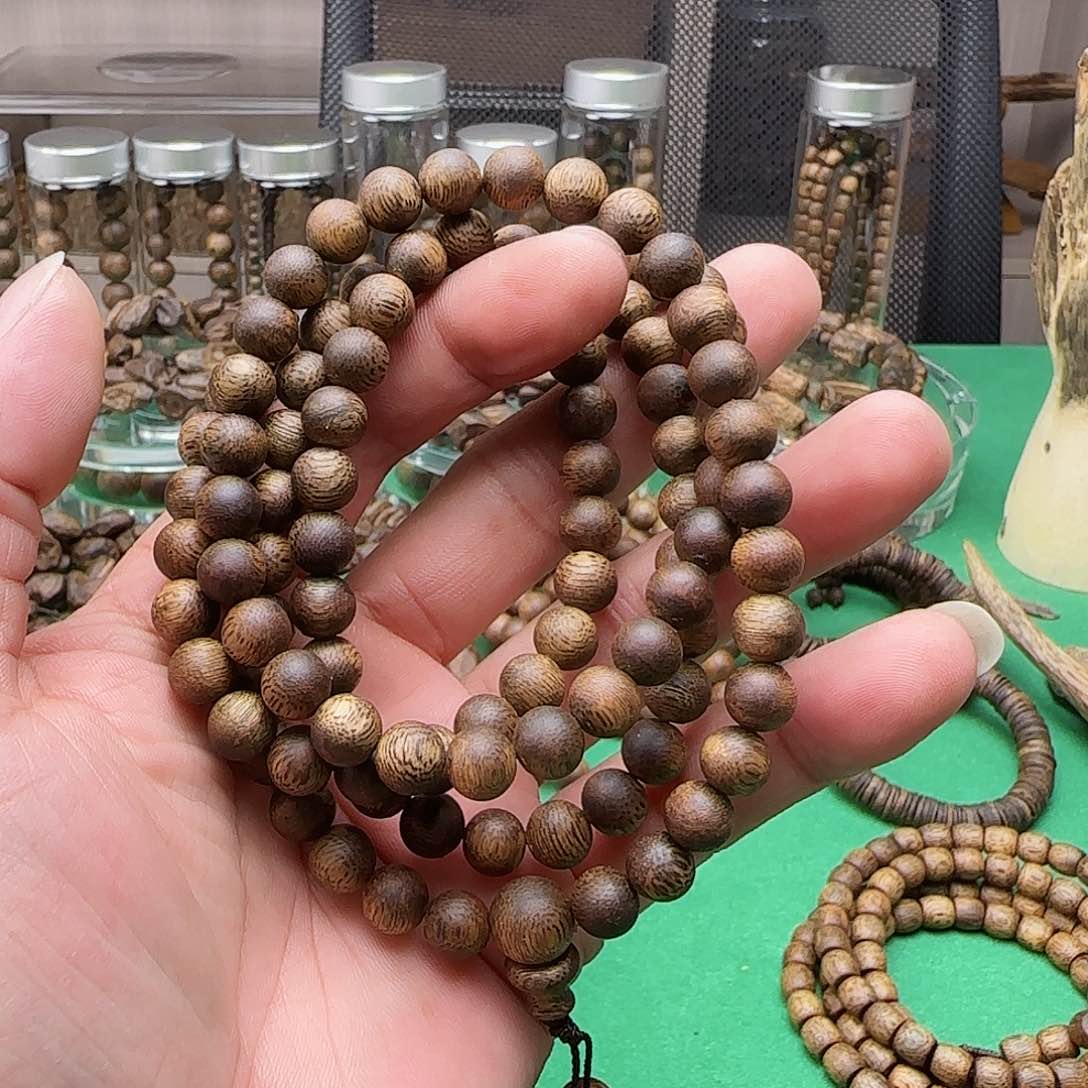 沉香手串海南白棋