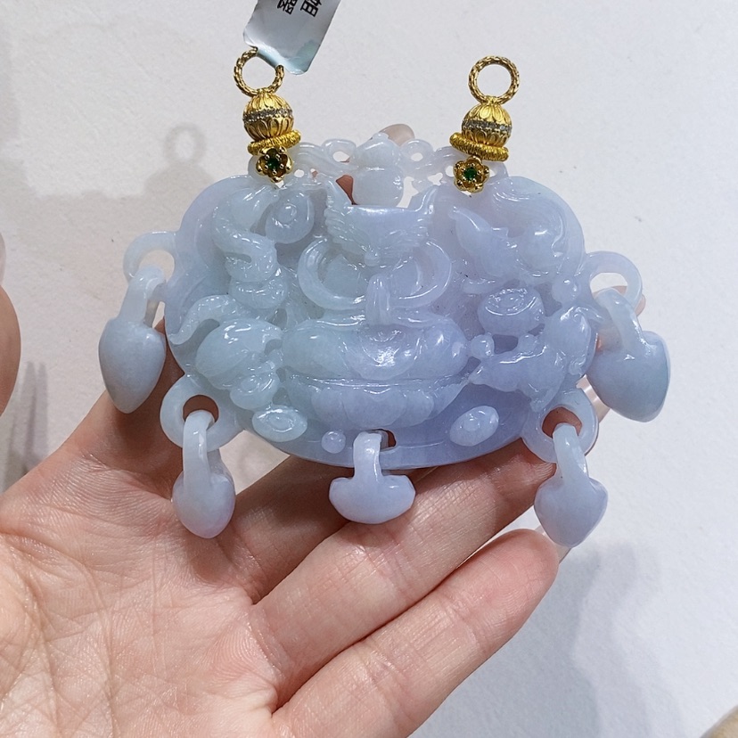 【闪购商品】翡翠未镶嵌颈饰