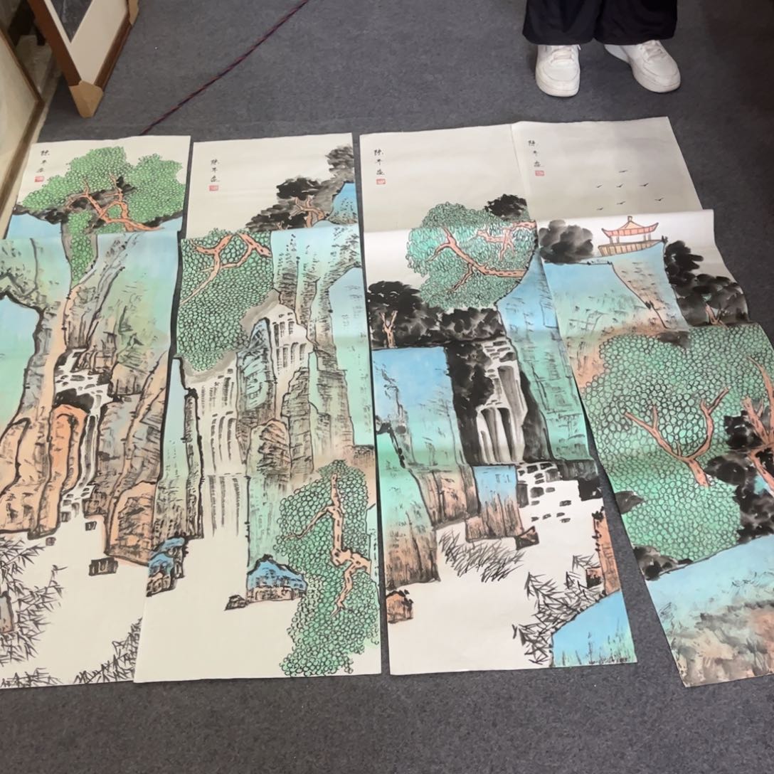 国画ZH精品国画单幅任发4张