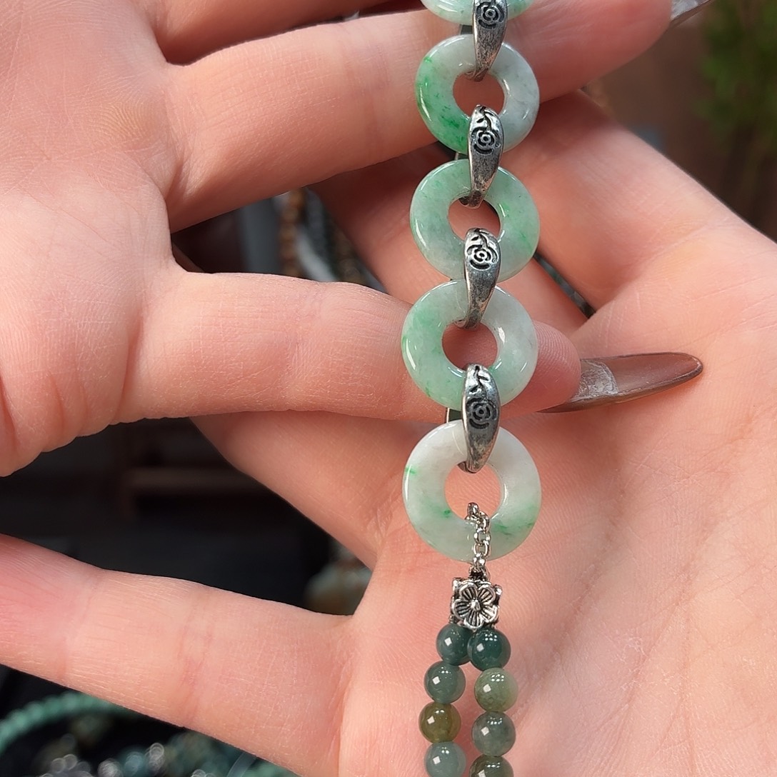 翡翠未镶嵌手链手链