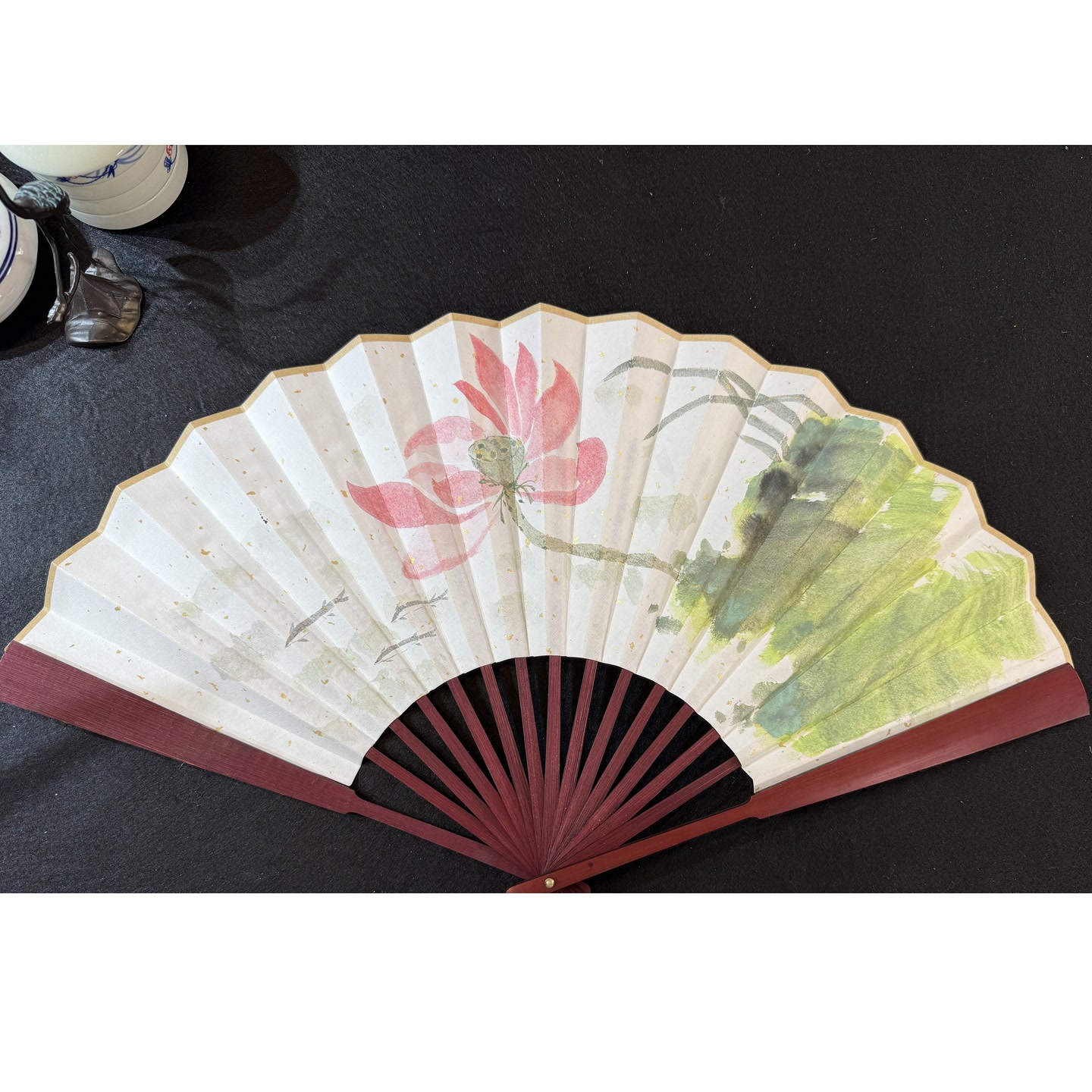 陈熙道—《莲花扇面》