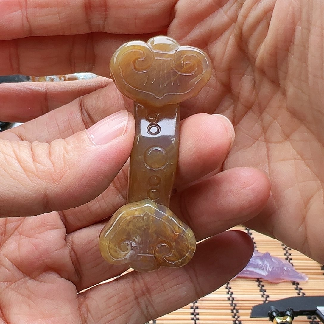 未镶嵌珠宝半成品硅化玉