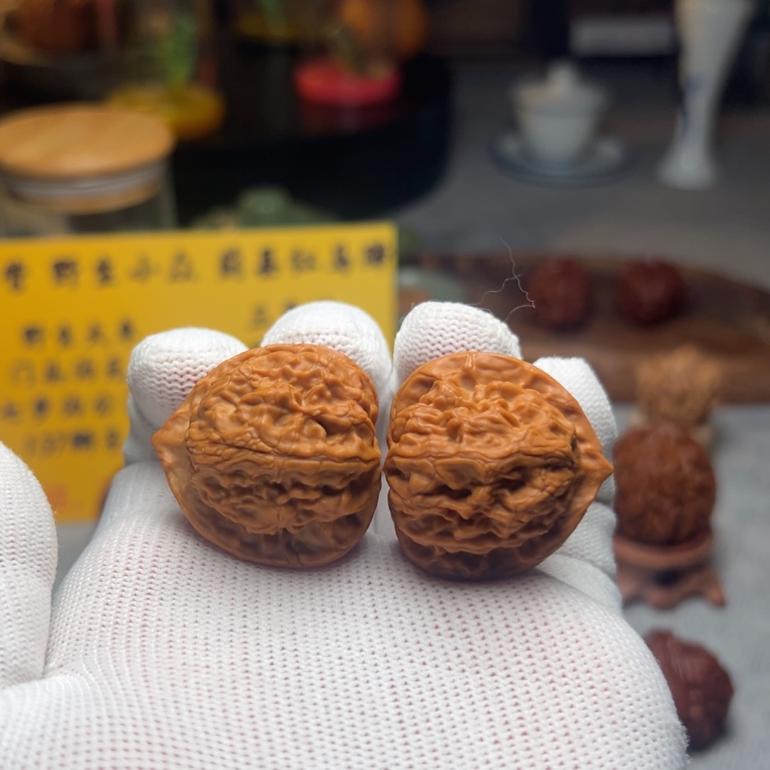 文玩核桃吊坠翻天印全家福33全品