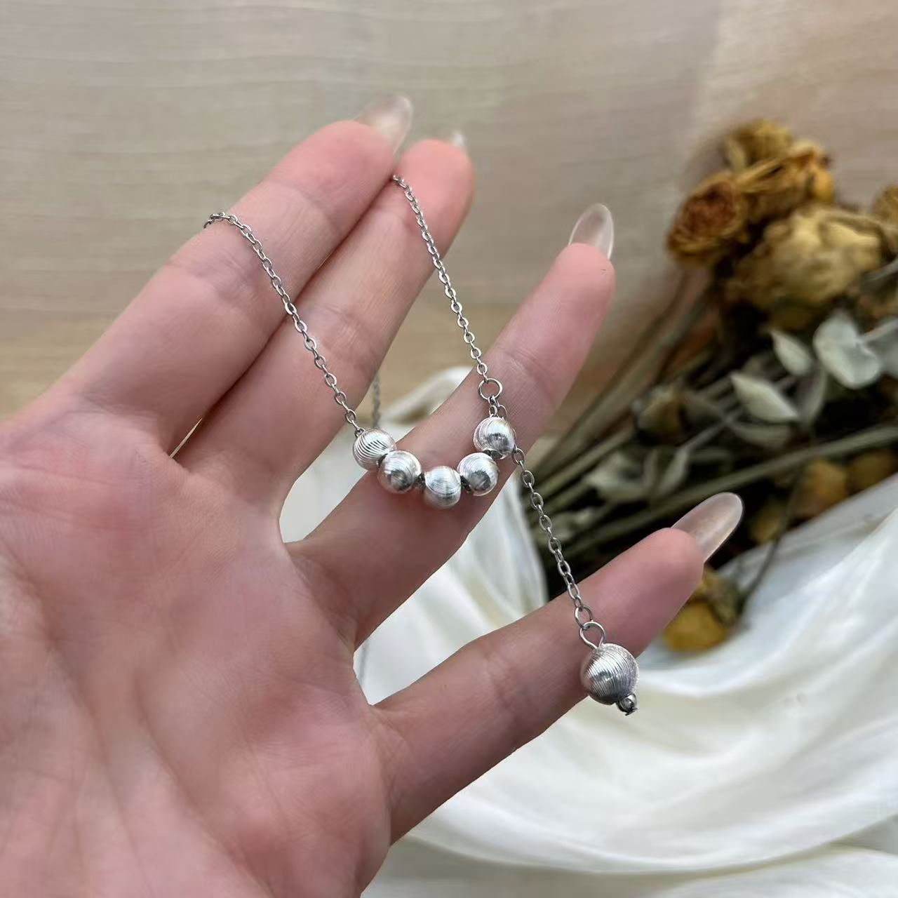 铜合金项链 1022 简约舒适设计感项链