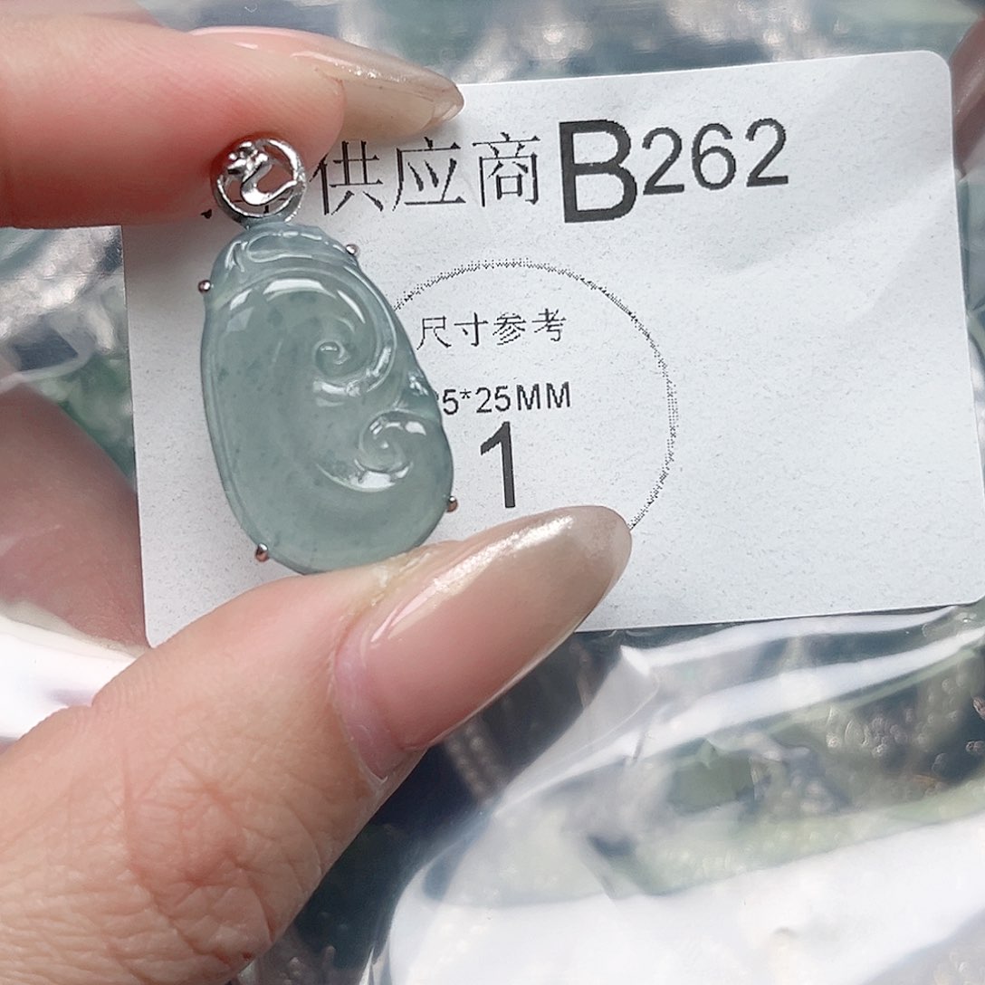 翡翠未镶嵌颈饰b 262