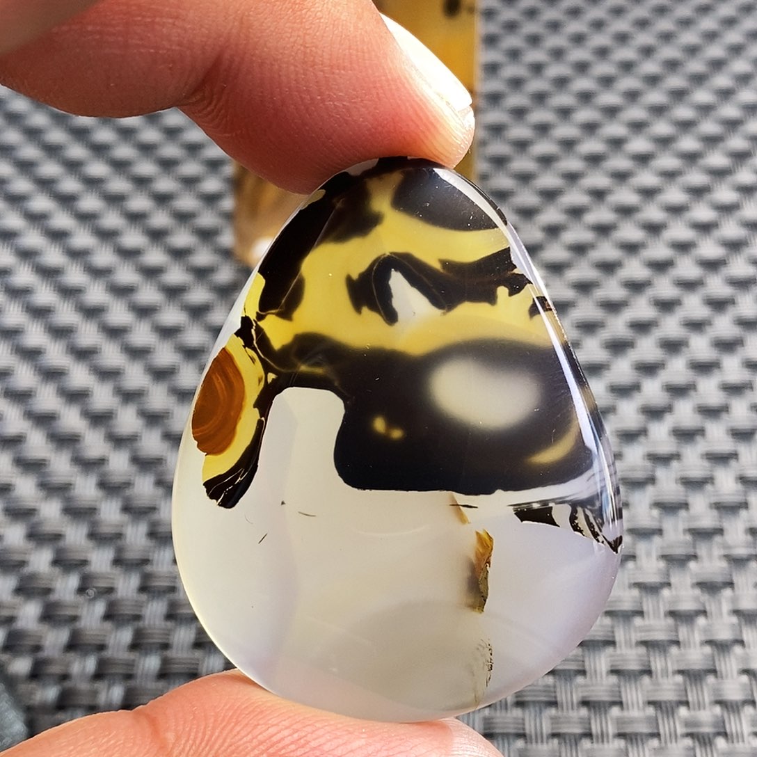 玛瑙/玉髓未镶嵌吊坠(不含链)37