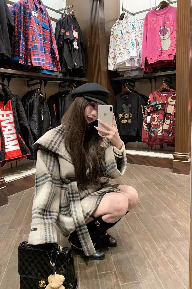 【烦烦孤品】冬季羊毛羊绒长袖常规女气质常规袖大衣