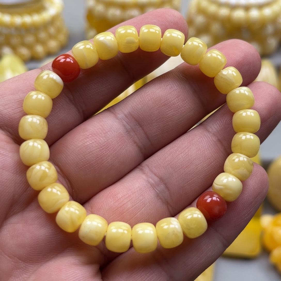 未镶嵌琥珀手链手串