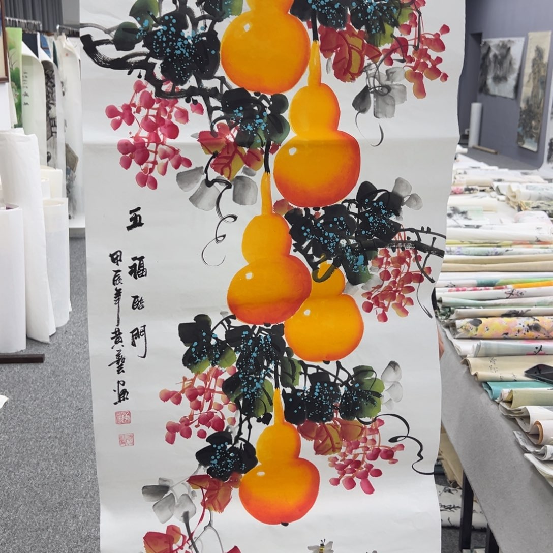 国画纯手绘字画宣纸