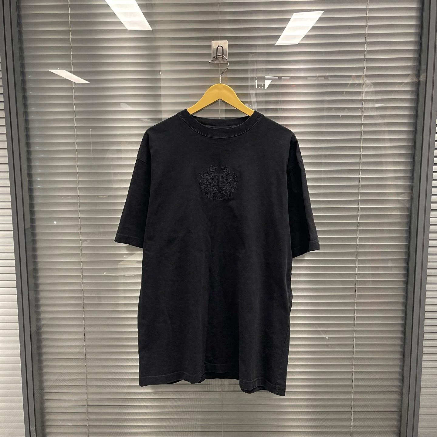 99新 Balenciaga/巴黎世家 双B刺绣logo短袖 xs码 没领标 #9992