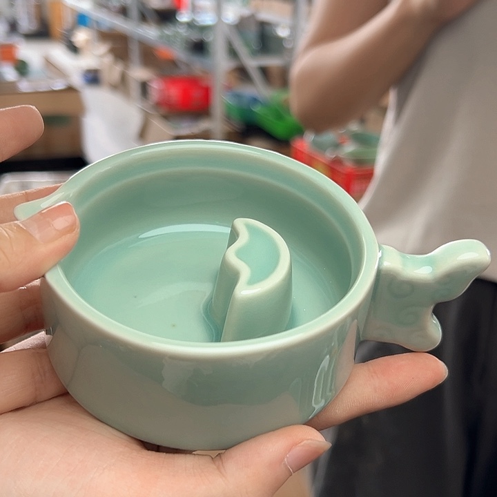 龙泉云间青瓷小米茶器