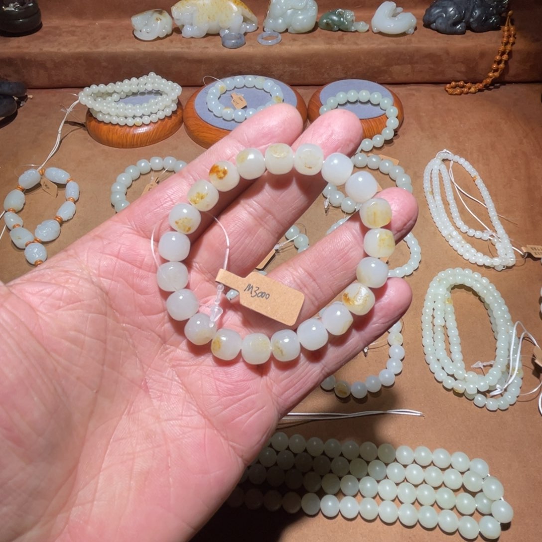 和田玉手串未镶嵌10mm