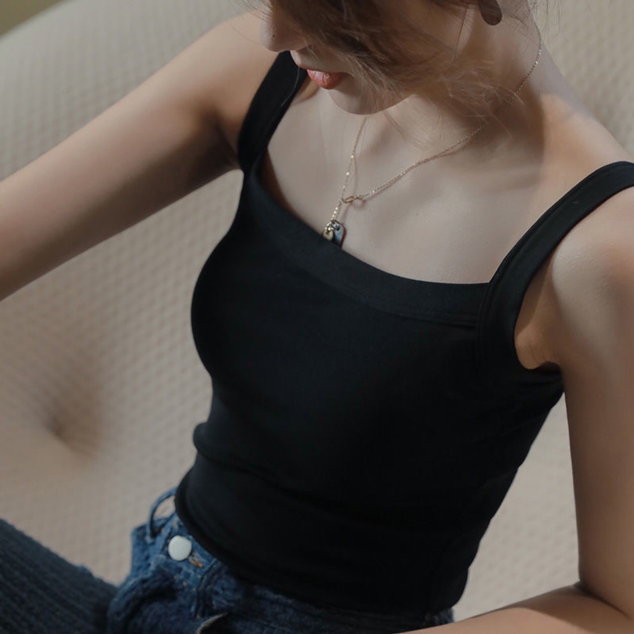 吊带背心女夏季薄款垫一体内搭网红爆款抹胸外穿裹胸038