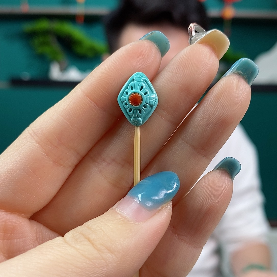 绿松石珠宝奇石未镶嵌