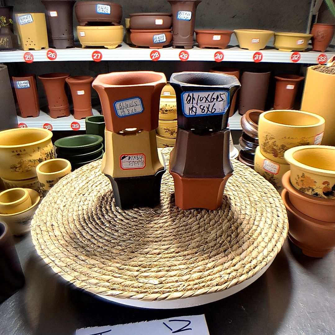 宜兴紫砂花盆1232