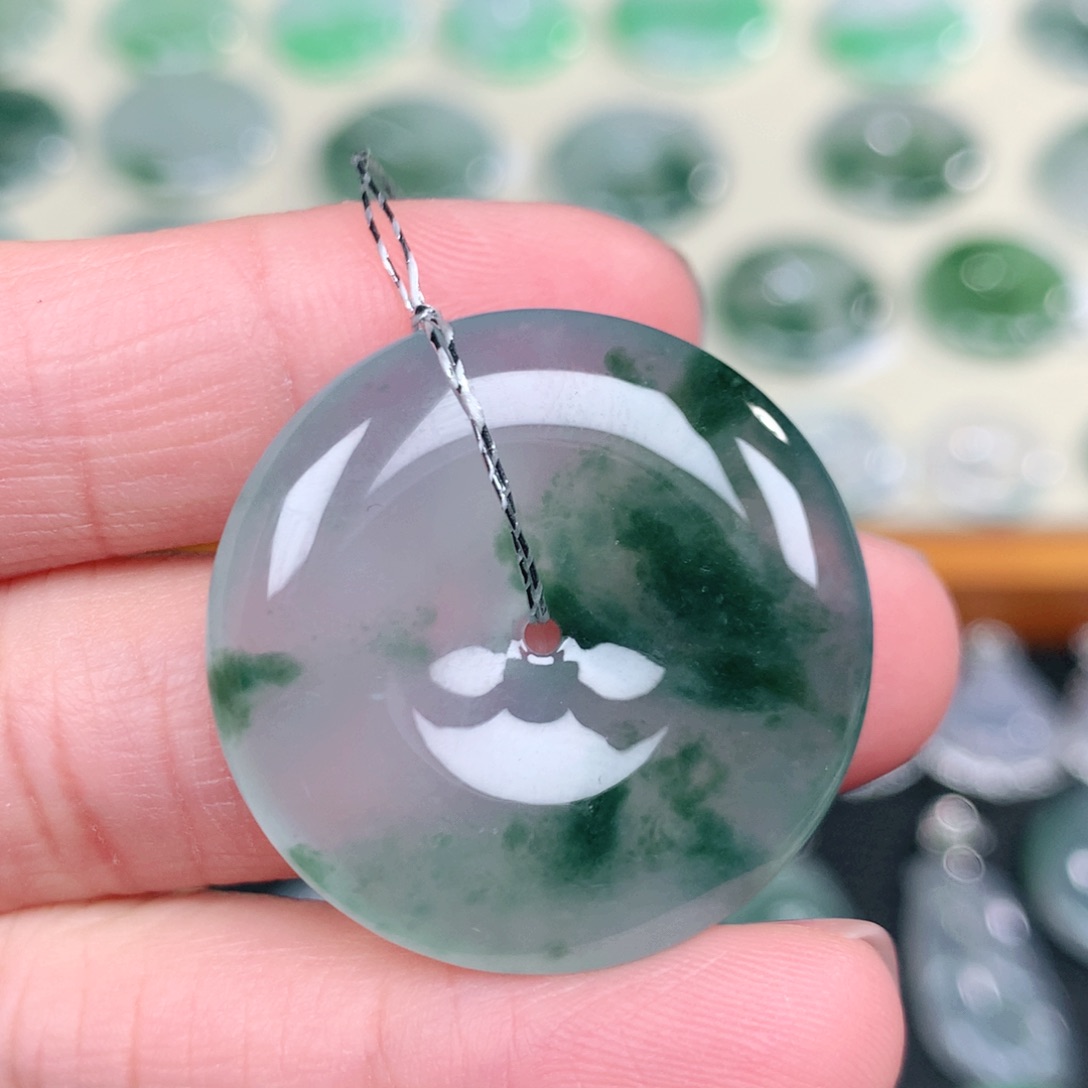 翡翠未镶嵌吊坠(不含链)30.5-5.7