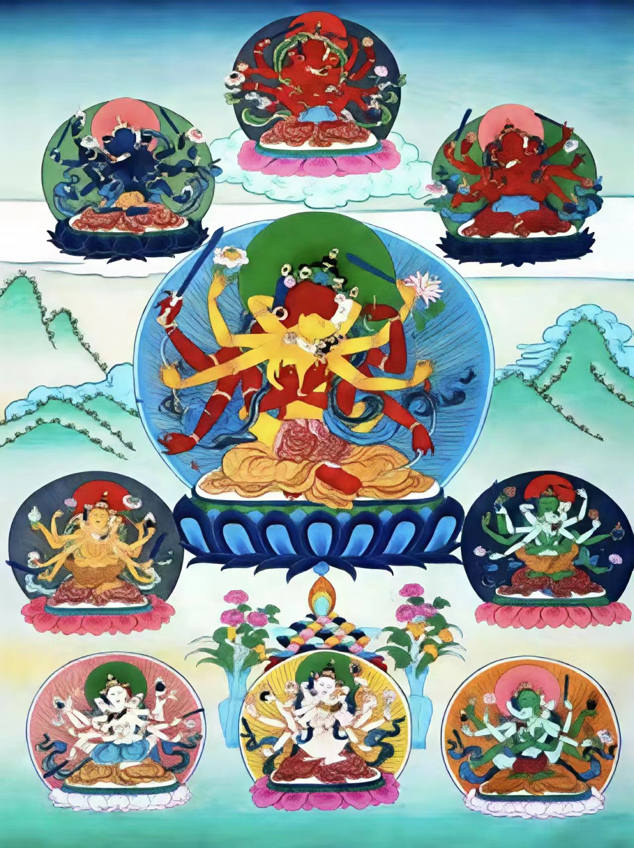 唐卡淮提佛母TK16104