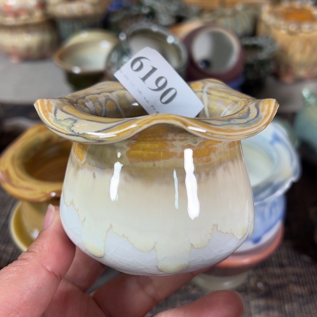 红陶景德镇手工花盆