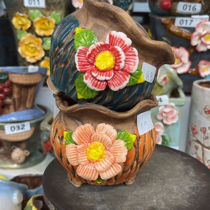 紫砂花盆粗陶材质多肉花盆