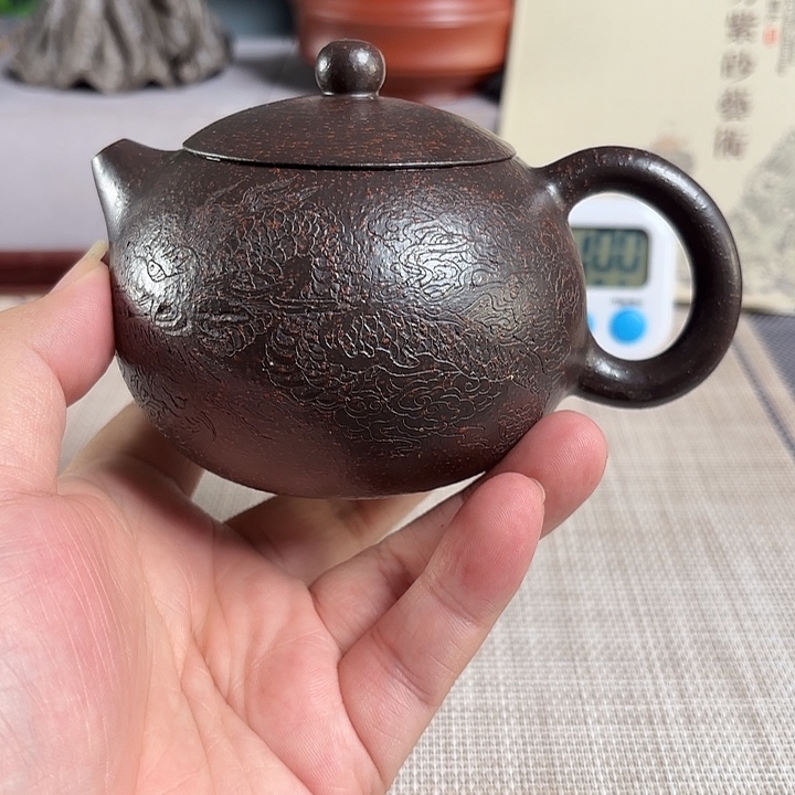 煙***徒紫砂茶壶宜兴原矿泥料手工紫砂壶