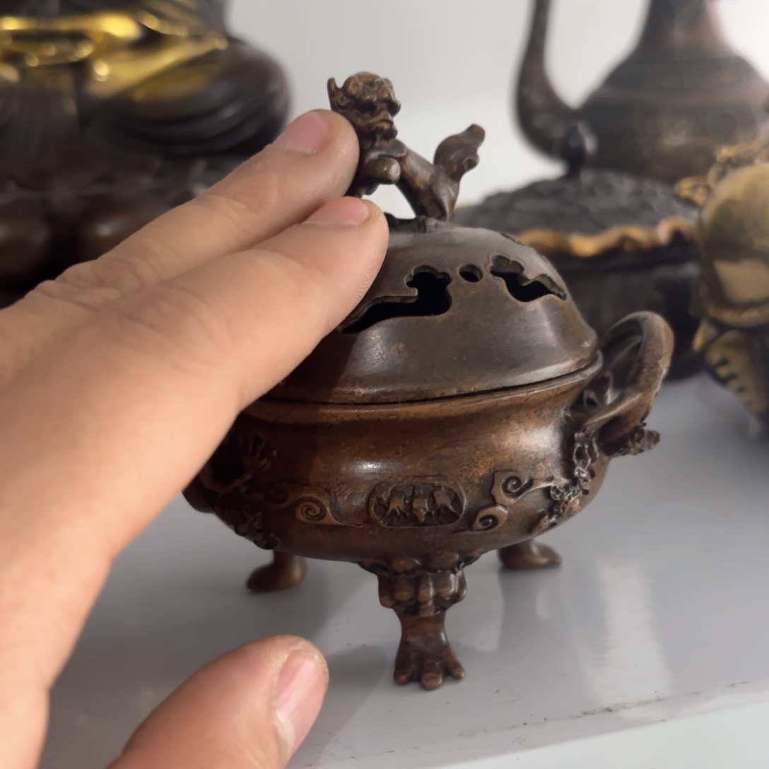 铜器摆件收收藏藏