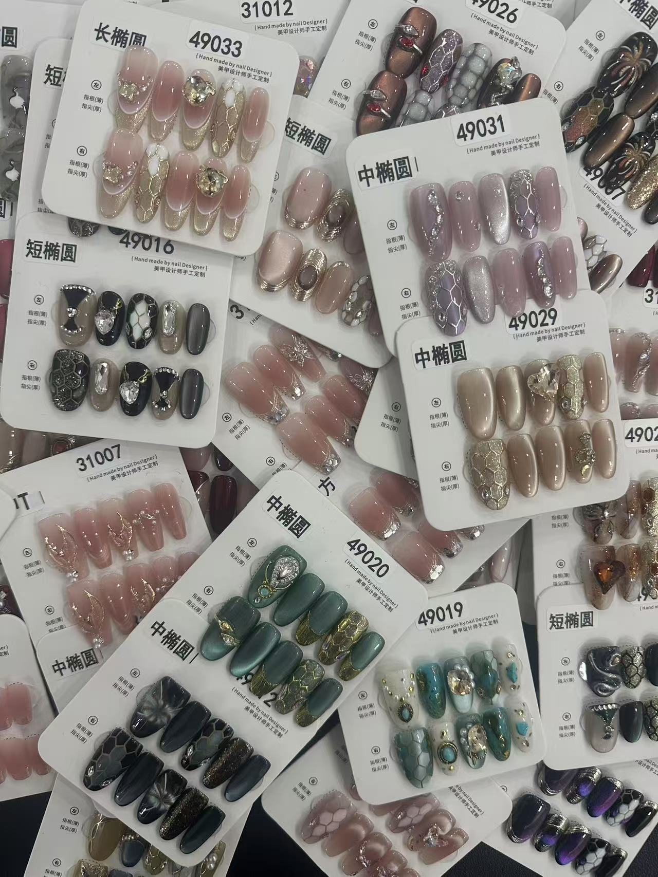 (对号拍101G-150G号链接）原创纯手工穿戴甲