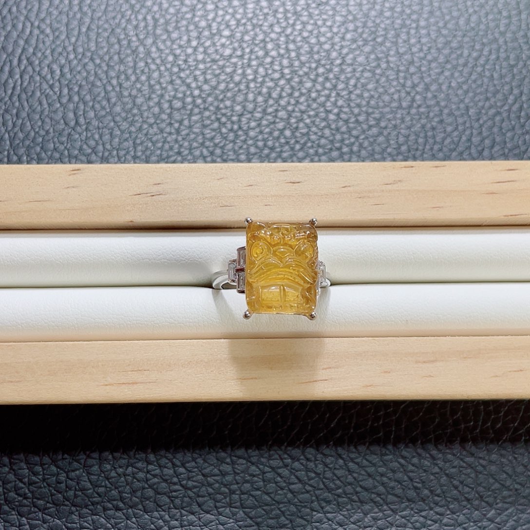 未镶嵌碧玺戒指碧玺戒指