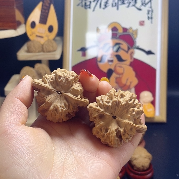 文玩核桃把件／官帽