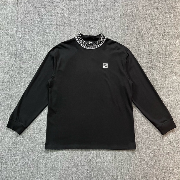 全新未使用 Prada/普拉达 徽标立领T恤/M码/全新We11done