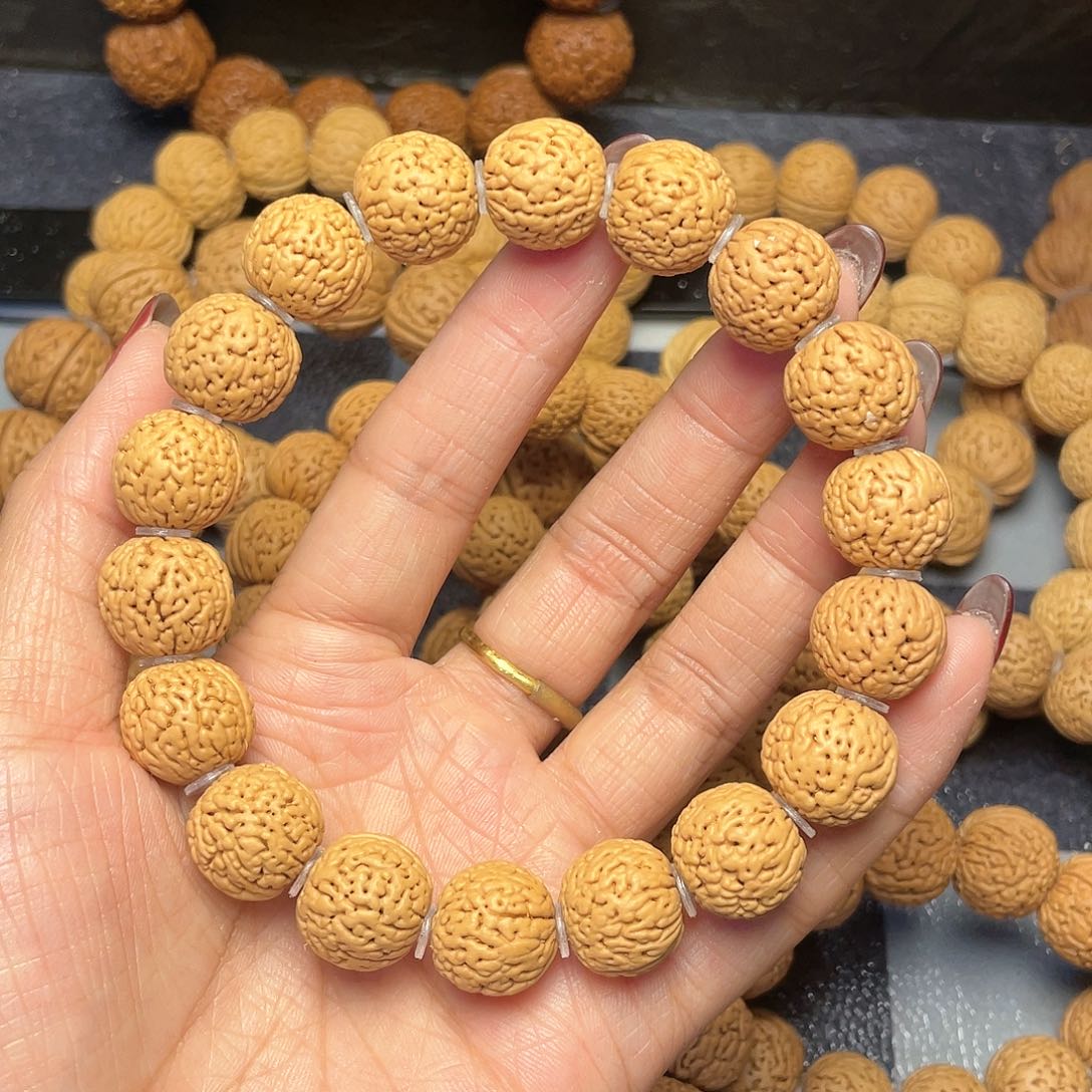 桃核手串苹****）14+蚂蚁柳叶手串