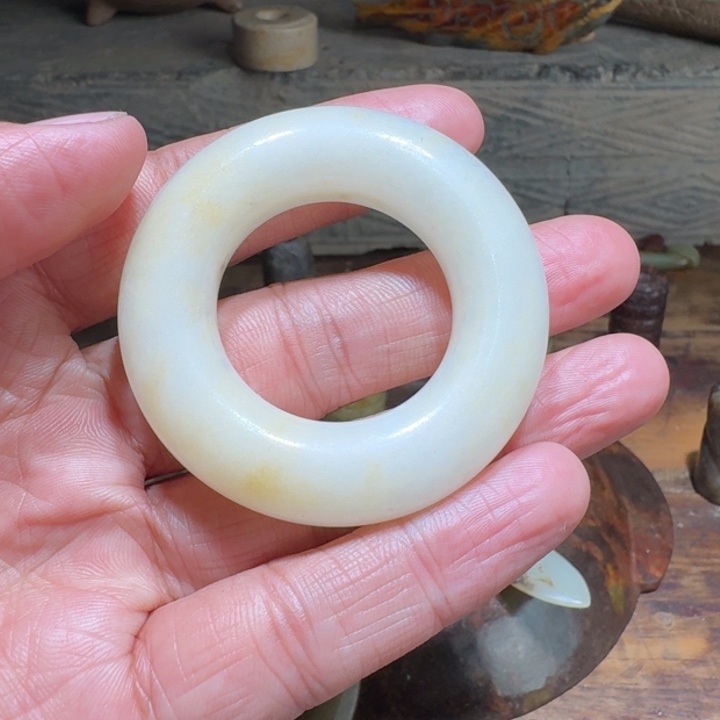 和田玉挂件未镶嵌洪*