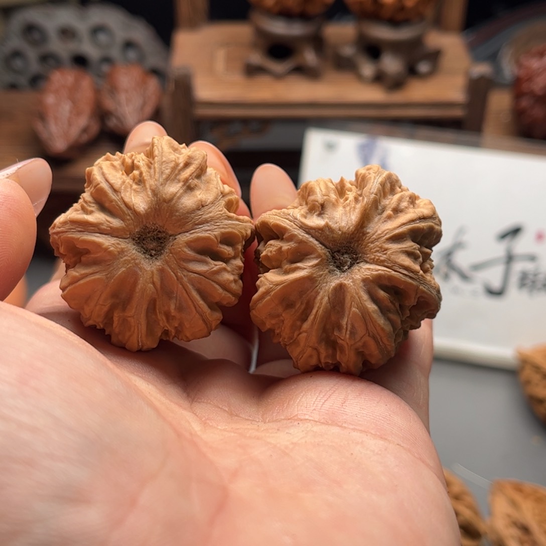 文玩核桃把件关东木子家楸大胖84