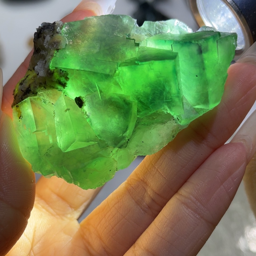 石材纳米比亚啤酒绿萤石