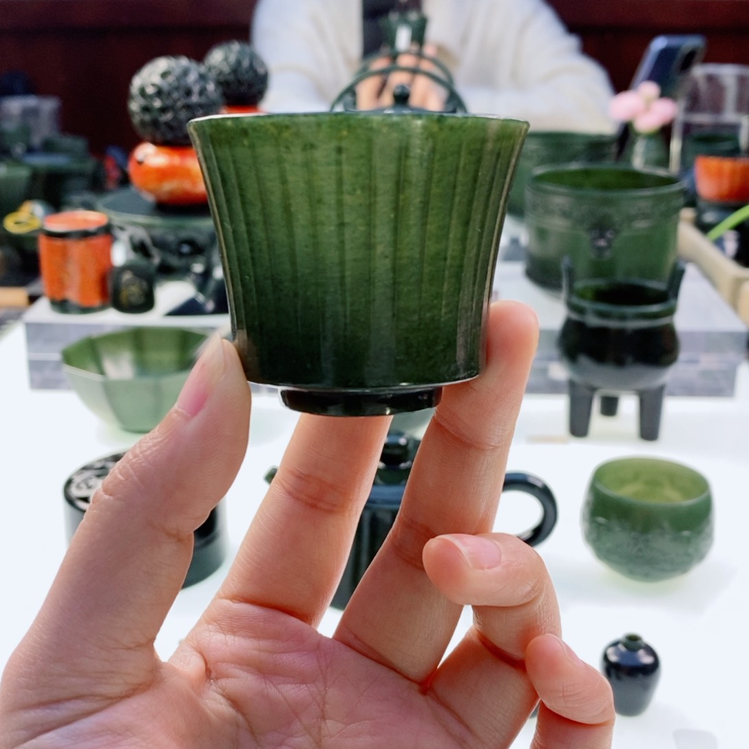 和田玉（青玉）挂件未镶嵌