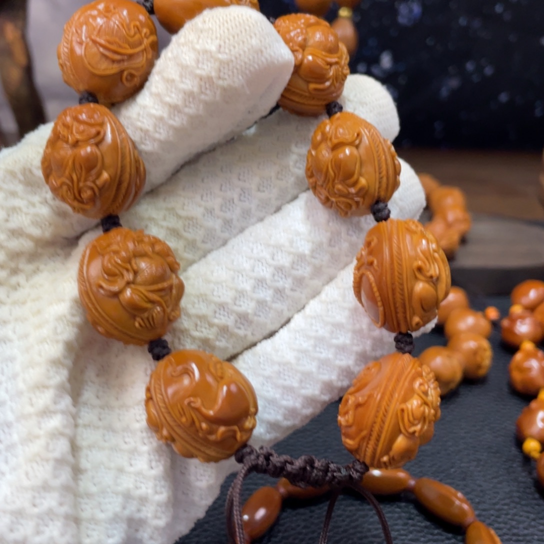 手串/手链橄榄核浮雕苏工财神2.0福利